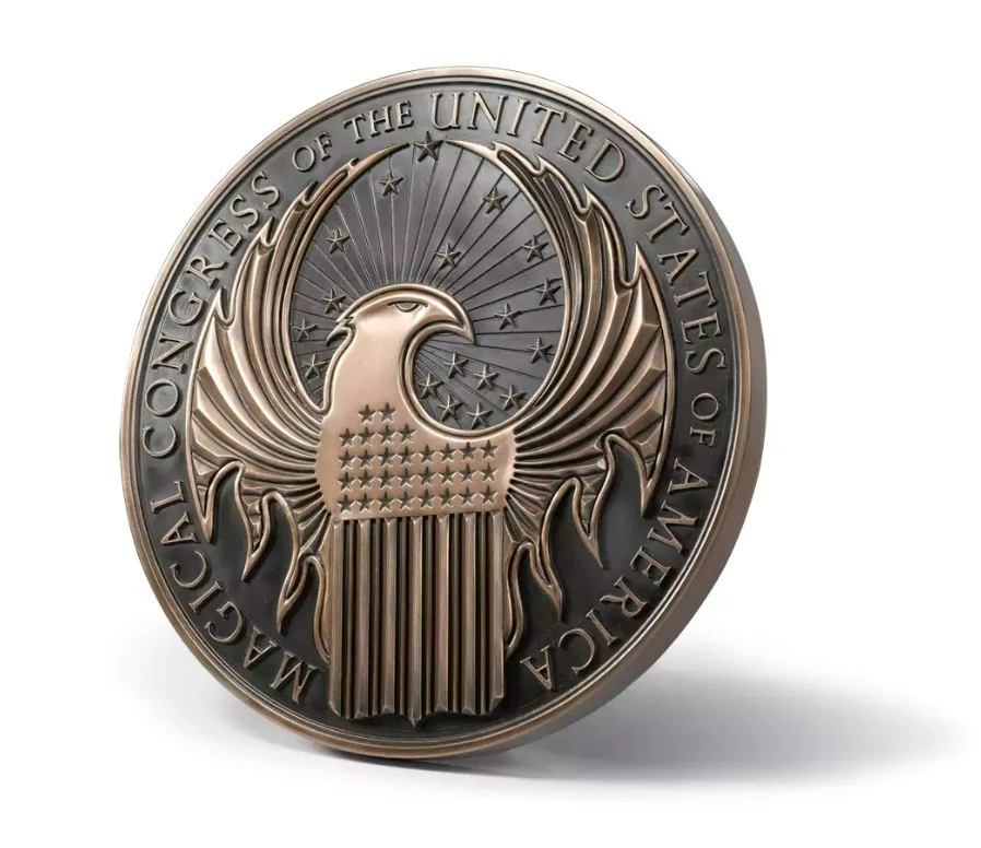 Plaque Murale MACUSA - Noble Collection - Harry Potter 3 Plaque Murale MACUSA - Noble Collection - Harry Potter