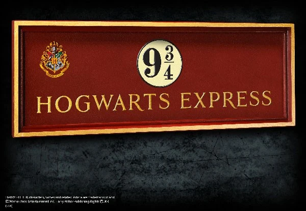 Plaque Poudlard Express 9 3/4 - Noble Collection - Harry Potter 4 Plaque Poudlard Express 9 3/4 - Noble Collection - Harry Potter – Image 2