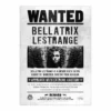Poster Wanted Bellatrix - MinaLima