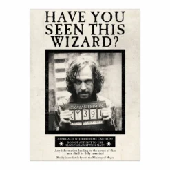 Poster Sirius Black "Have You Seen This Wizard" - MinaLima