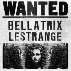 Poster Wanted Bellatrix - MinaLima -Les 4 Maisons Boutique poster wanted bellatrix minalima harry potter