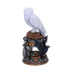 NEMESIS NOW Figurine Hedwige Les 4 Maisons De Poudlard - Harry Potter -Les 4 Maisons Boutique posture figurine hedwige embleme 4 maisons poudlard nemesis harry potter2