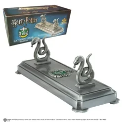 Présentoir Baguette Serpentard - Noble Collection - Harry Potter -Les 4 Maisons Boutique presentoir a baguette metallique serpentard noble collection