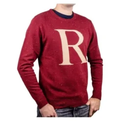 Pull Over Weasley - Ron Weasley - "R" - ENFANTS & ADULTES -Les 4 Maisons Boutique pull over ron weasley harry potter 03