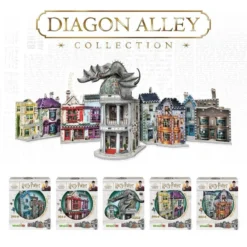 Puzzle 3D Banque Gringotts Dragon - Harry Potter -Les 4 Maisons Boutique puzzle 3d chemin de traverse harry potter