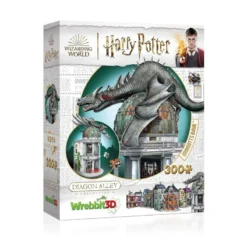 Puzzle 3D Banque Gringotts Dragon - Harry Potter -Les 4 Maisons Boutique puzzle 3d harry potter banque gringotts