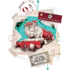 FANATTIK Set De 10 Lithographies Harry Potter De Qualité Supérieure -Les 4 Maisons Boutique set 10 lithographies harry potter 08