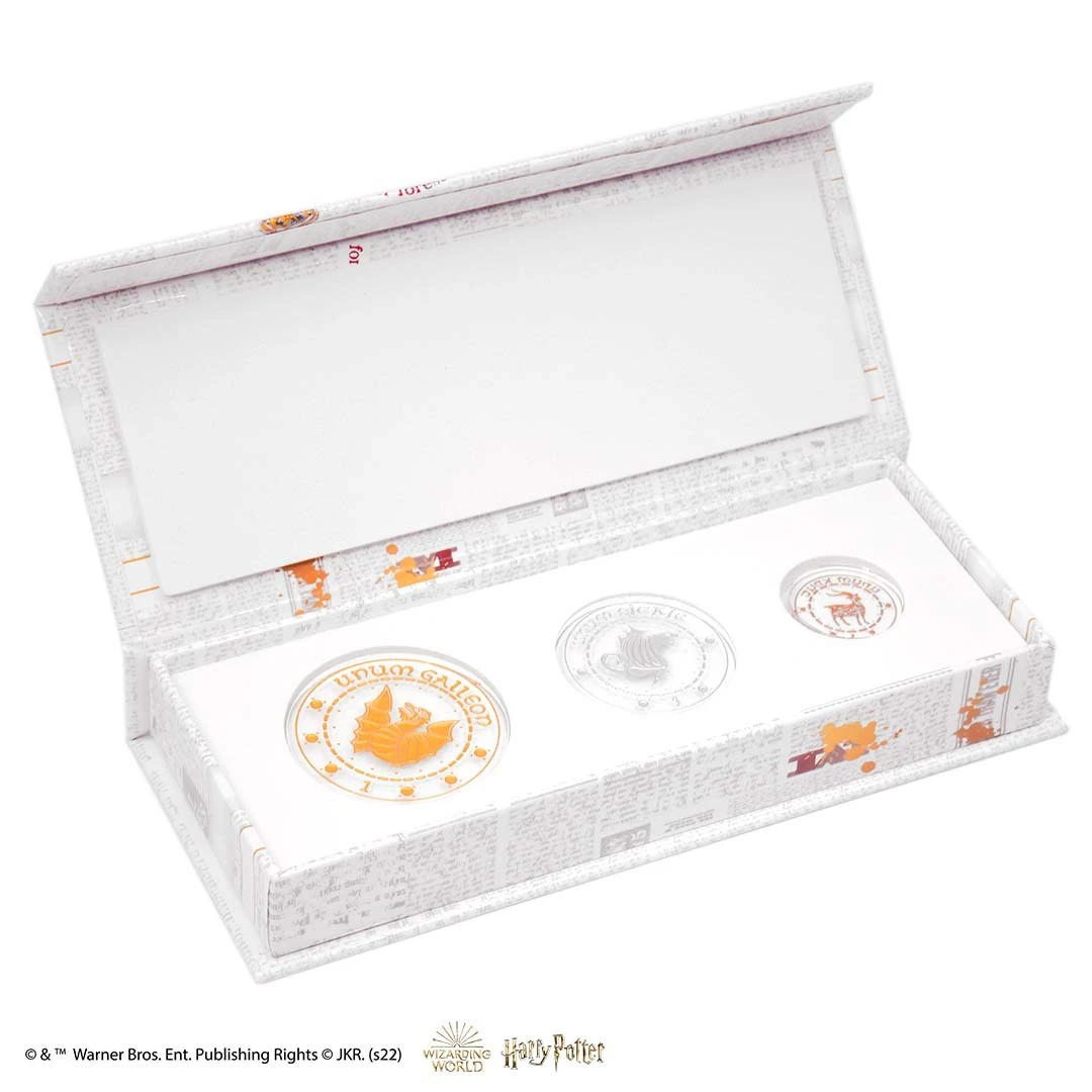 Set Pièces Des Gobelins En Verre Arribas - Harry Potter 3 Set Pièces Des Gobelins En Verre Arribas - Harry Potter