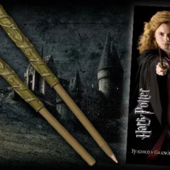 Noble Collection Stylo-baguette & Marque-page Hermione Granger