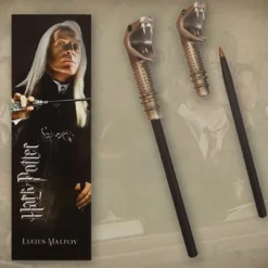 Noble Collection Stylo-baguette & Marque-page Lucius Malfoy