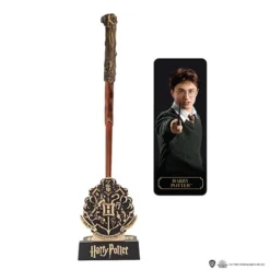 Cinereplicas Stylo Baguette Sur Socle Harry Potter -Les 4 Maisons Boutique stylo baguette marque page harry potter