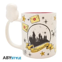 Mug 3D Anse Hedwige & Privet Drive -Les 4 Maisons Boutique tasse cafe harry potter hedwige