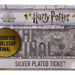 FANATTIK Ticket De La Coupe Du Monde De Quidditch Plaqué Argent - ÉDITION LIMITÉE 9 FANATTIK Ticket De La Coupe Du Monde De Quidditch Plaqué Argent - ÉDITION LIMITÉE -Les 4 Maisons Boutique ticket coupe du monde de quidditch edition limitee plaque argent 04