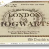 Ticket Voie 9 3/4 En Chocolat - Harry Potter -Les 4 Maisons Boutique ticket train poudlard express en chocolat harry potter
