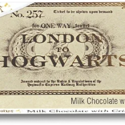 Ticket Voie 9 3/4 En Chocolat - Harry Potter