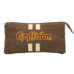 Trousse Plumier Triple Serpentard - Harry Potter -Les 4 Maisons Boutique trousse plumier gryffondor harry potter