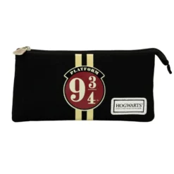 Trousse Plumier Triple Platform 9 3/4 - Harry Potter -Les 4 Maisons Boutique trousse plumier platform 9 3 4 harry potter