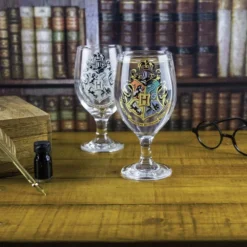 Verre Poudlard - Effet Chaud/froid -Les 4 Maisons Boutique verre biere harry potter